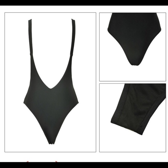Dahlia Black one piece swimsuit - Picture 4 of 4